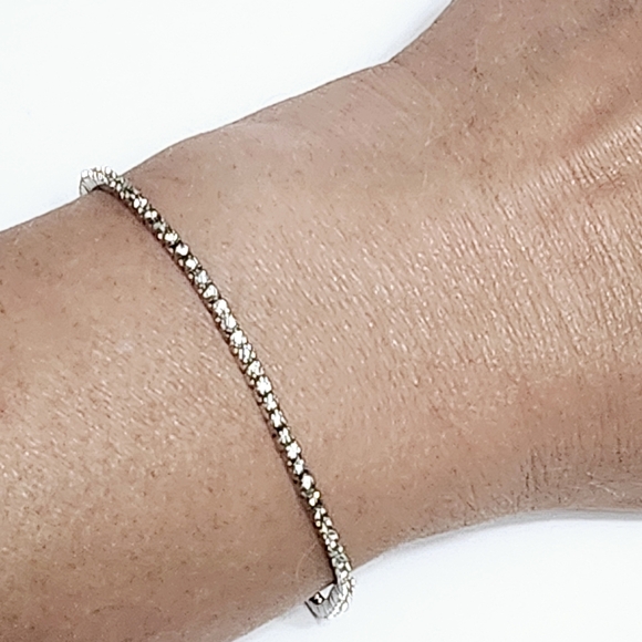 1.00 ct Diamond 10K Gold Bracelet Certificate - Picture 4 of 17